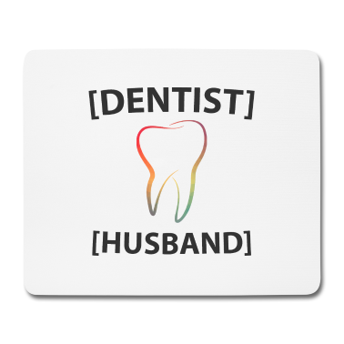 Geschenk für Ehemann Mousepad - Zahnarzt Ehemann