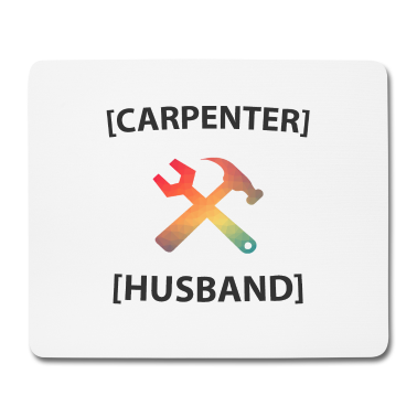 Geschenk für Ehemann Mousepad - Tischler Ehemann