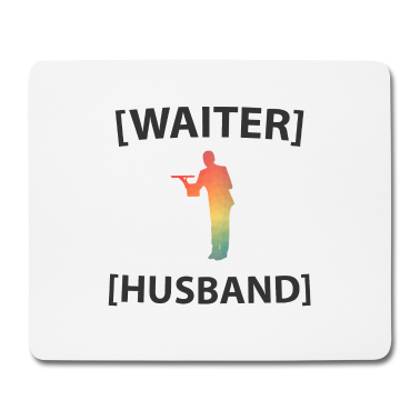 Geschenk für Ehemann Mousepad - Kellner Ehemann