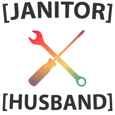 Motiv Hausmeister Ehemann