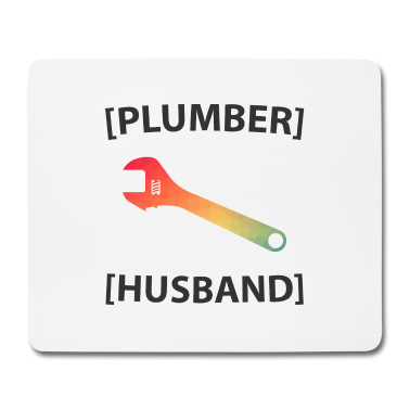 Geschenk für Ehemann Mousepad - Klempner Ehemann