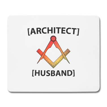 Geschenk für Ehemann Mousepad - Architekt Ehemann