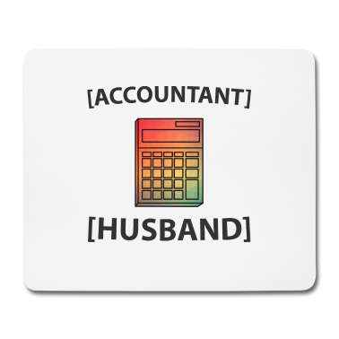 Geschenk für Ehemann Mousepad - Buchhalter Ehemann