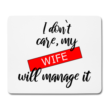 Geschenk für Ehemann Mousepad - Ehefrau, Ehemann Geschenk, Geschenk für Ihn