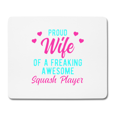 Geschenk für Ehemann Mousepad - Lustige Racquetball Ehemann Phrase Geschenk für