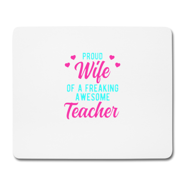 Geschenk für Ehemann Mousepad - Lustige Lehre Ehemann Phrase Geschenk für Lehrer