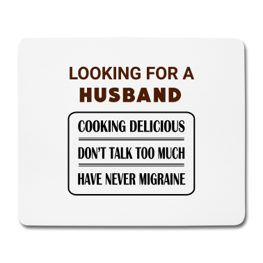 Geschenk für Ehemann Mousepad - Auf der Suche nach Ehemann