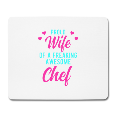 Geschenk für Ehemann Mousepad - Lustige Cook Ehemann Phrase Geschenk für Chef