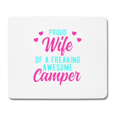 Geschenk für Ehemann Mousepad - Lustige Camping Ehemann Phrase Geschenk für Camper