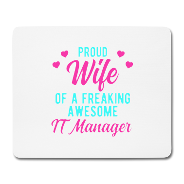 Geschenk für Ehemann Mousepad - Lustige Computer Nerd Ehemann Phrase Geschenk für