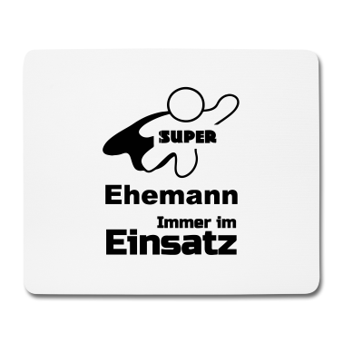 Geschenk für Ehemann Mousepad - Super Ehemann Geschenk