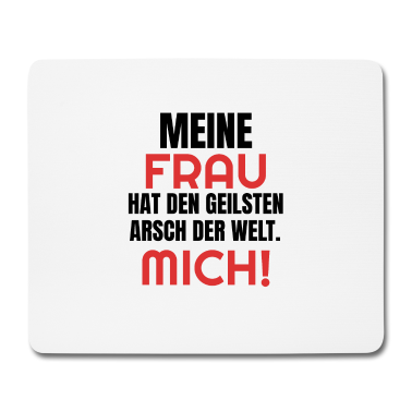 Geschenk für Ehemann Mousepad - Mann Ehemann Vatertag Hochzeitstag Lustige Sprüche