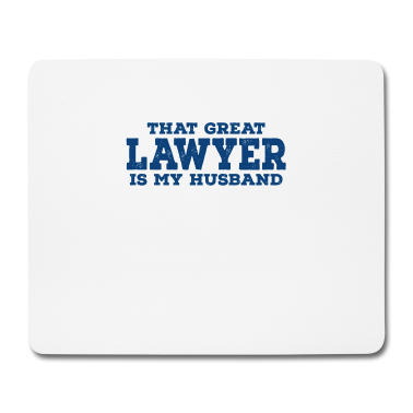 Geschenk für Ehemann Mousepad - Dieser große Anwalt ist mein Ehemann