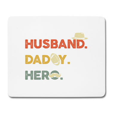 Geschenk für Ehemann Mousepad - Ehemann Papa Held