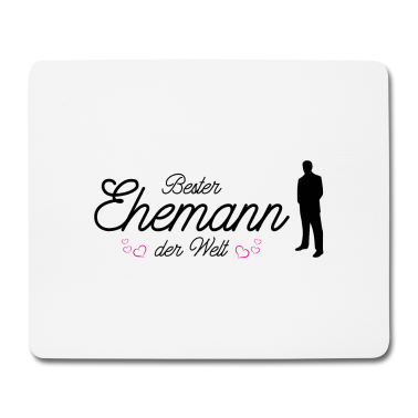 Geschenk für Ehemann Mousepad - Bester Ehemann der Welt