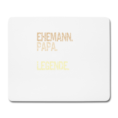 Geschenk für Ehemann Mousepad - Journalist Ehemann Papa Legende Spruch Vatertag