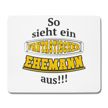 Geschenk für Ehemann Mousepad - So sieht ein fantastischer Ehemann aus