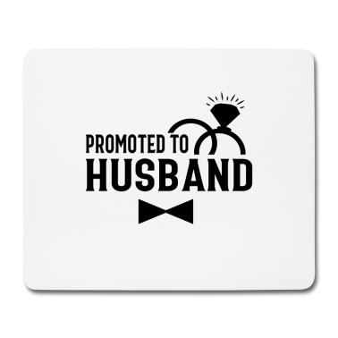 Geschenk für Ehemann Mousepad - JGA - Upgrade zum Ehemann