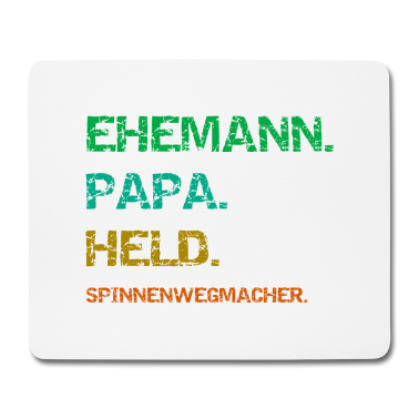 Geschenk für Ehemann Mousepad - Ehemann Papa Held Spinnenwegmacher Vatertag
