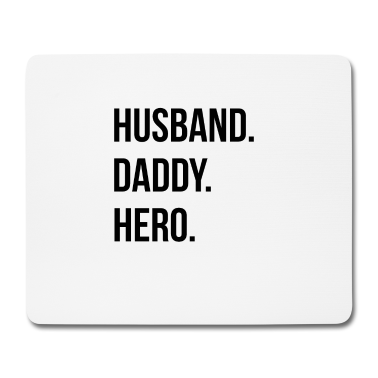 Geschenk für Ehemann Mousepad - Ehemann Papa Held Spruch Dad Vater Geschenk