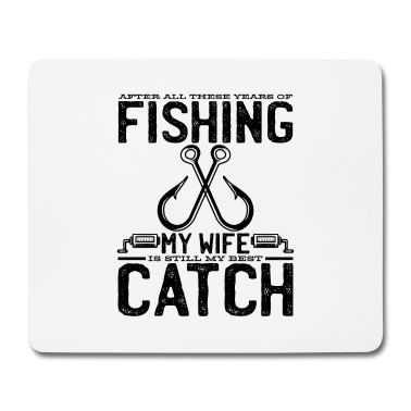 Geschenk für Ehemann Mousepad - Fischer-Ehemann sagt Fischliebhaber Fischer-Humor