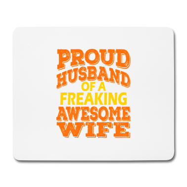 Geschenk für Ehemann Mousepad - Bleib ein stolzer Ehemann für deinen verdammten Wahnsinn