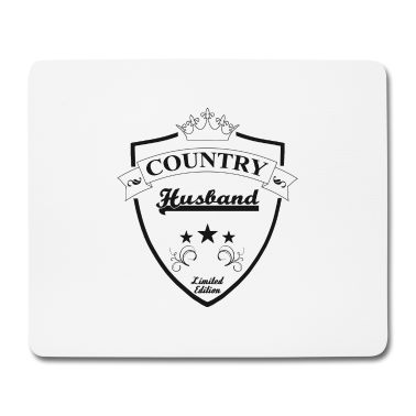 Geschenk für Ehemann Mousepad - Country Ehemann Wappen