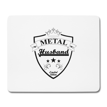 Geschenk für Ehemann Mousepad - Metal Ehemann Wappen
