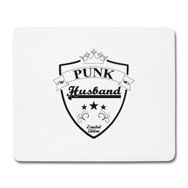 Geschenk für Ehemann Mousepad - Punk Ehemann Wappen