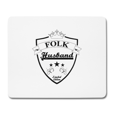 Geschenk für Ehemann Mousepad - Folk Ehemann Wappen