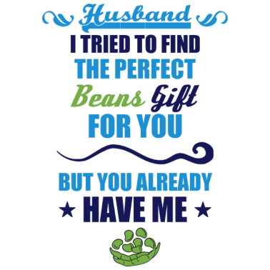 Motiv Bohne Ehemann Geschenk