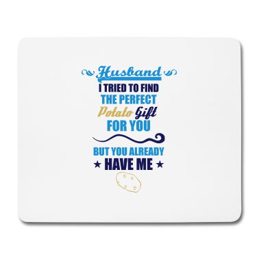 Geschenk für Ehemann Mousepad - Kartoffel Ehemann Geschenk