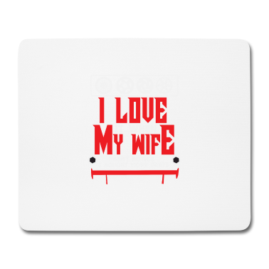 Geschenk für Ehemann Mousepad - Lustige Ehepartner Sprüche Ehemann Husband Wife