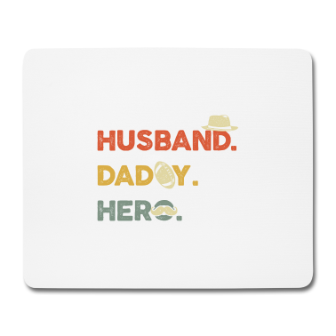 Geschenk für Ehemann Mousepad - Ehemann Papa Held