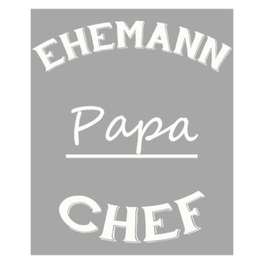 Motiv Ehemann Papa Chef T-Shirt bester Ehemann, Papa