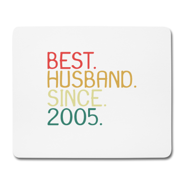 Geschenk für Ehemann Mousepad - Bester Ehemann seit 2005