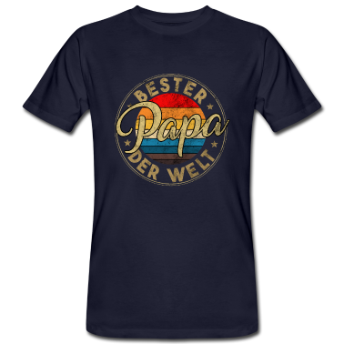 Geburtstagsgeschenk Vater T-Shirt - Bester Papa der Welt Geburtstagsgeschenk Vater