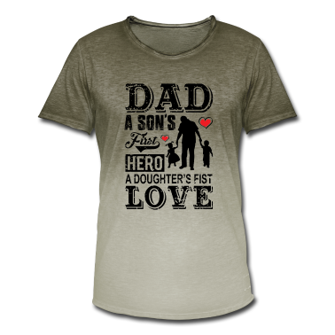 Geburtstagsgeschenk Vater T-Shirt - Vater ein Sohn Familie Jubiläum Geburtstagsgeschenk