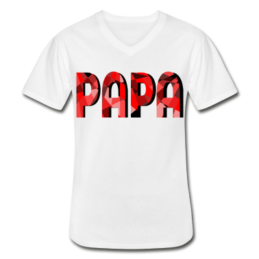 Geburtstagsgeschenk Vater T-Shirt - PAPA VATER VATERTAG GEBURTSTAGSGESCHENKE ROTTOENE