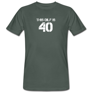Geburtstagsgeschenk Vater T-Shirt - Dilf 40 Geburtstagsgeschenk zum 40 Jährigen Vater