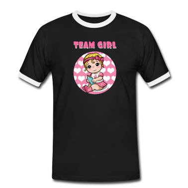 Geburtstagsgeschenk Vater T-Shirt - Party Team Süss Pink Mädchen Tochter I Geschenk