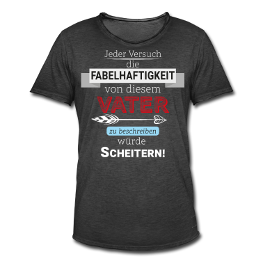 Geburtstagsgeschenk Vater T-Shirt - Vatertag Vater Papa Spruch Geschenk Papi Kinder