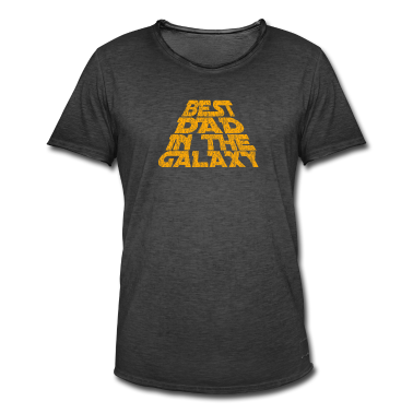 Geburtstagsgeschenk Vater T-Shirt - Lustige beste Papa in der Galaxie Väter Geburtstagsgeschenke