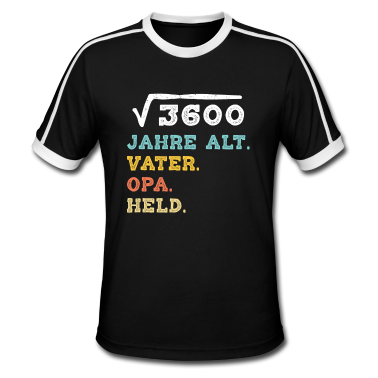 Geburtstagsgeschenk Vater T-Shirt - 60. Geburtstagsgeschenk Wurzel 3600 Vater Opa Held