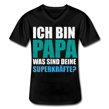 Geburtstagsgeschenk Vater T-Shirt - Papa Superkraft Lustig Vatertag Vater Spruch witz