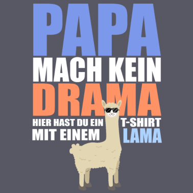 Motiv Alpaka Papa Geschenk Vater Tag lustig Lama Tier