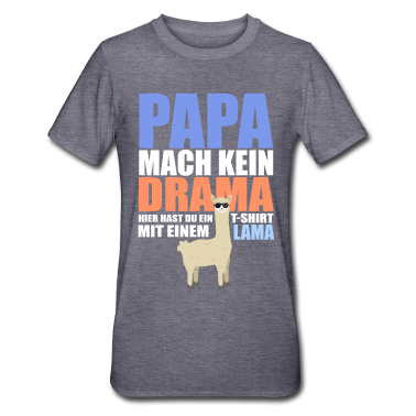 Geburtstagsgeschenk Vater T-Shirt - Alpaka Papa Geschenk Vater Tag lustig Lama Tier