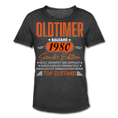Geburtstagsgeschenk Vater T-Shirt - 1980 Geburtstagsgeschenk 41 Jahre Vater