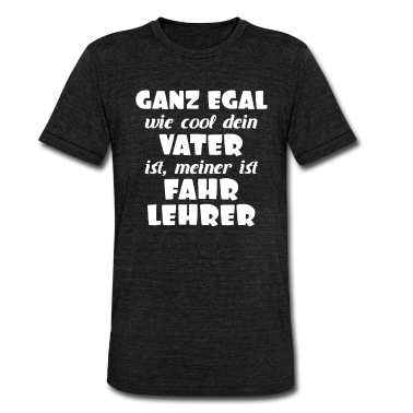 Geburtstagsgeschenk Vater T-Shirt - Vater Papa Fahrlehrer Fahrschule Geschenk lustig