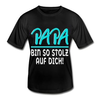 Geburtstagsgeschenk Vater T-Shirt - Papa bin so stolz auf Dich VATER FAMILIE WERTE